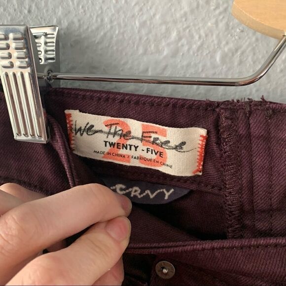 Purple Free People Super Flare Jeans - Picture 6 of 9